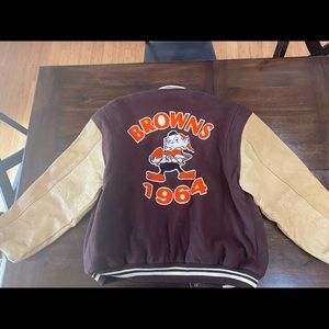 Cleveland Browns vintage letterman jacket